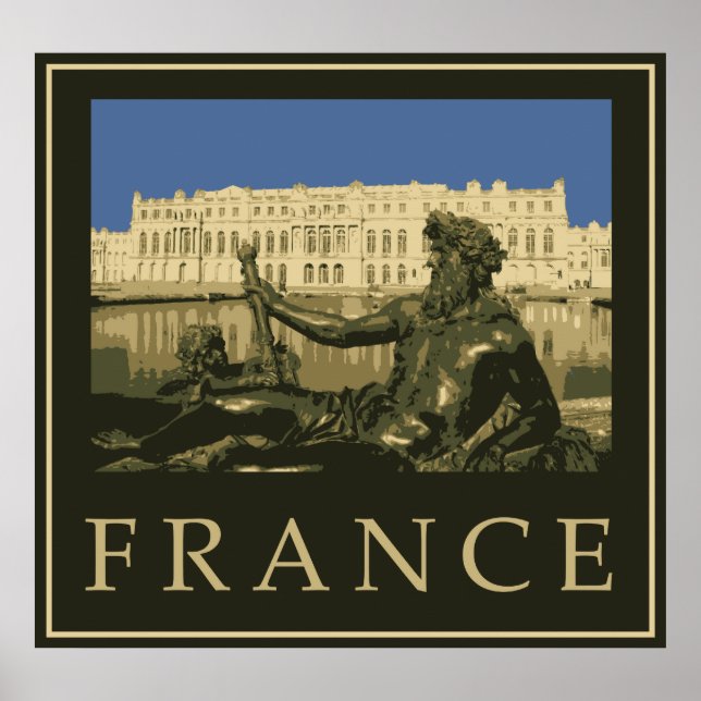 Póster Neptune and the Palace of Versailles (Frente)