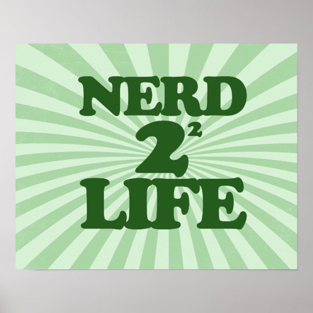 Póster Nerd 4 Life (Frente)