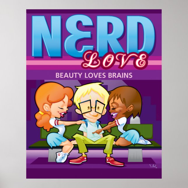 Póster Nerd Love (Frente)