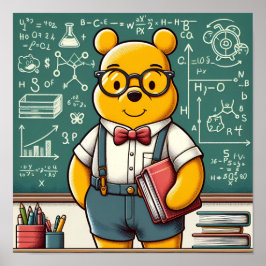 Póster Nerd Winnie the Pooh 1