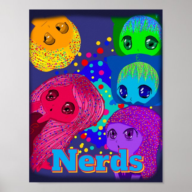 Póster Nerds poster  (Frente)