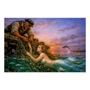 Póster Nerithea y la captura moral - Dilema del pescador