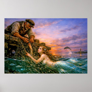 Póster Nerithea y la captura moral - Dilema del pescador