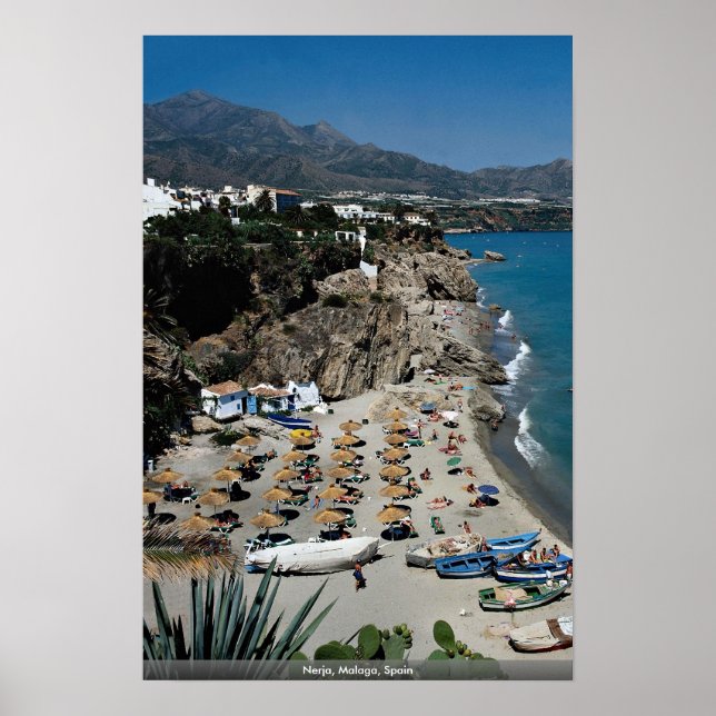 Póster Nerja, Málaga, España (Frente)