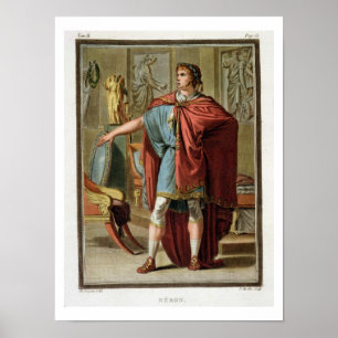 Póster Nero, disfraz de "Britannicus"