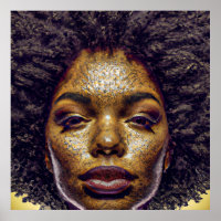 Nessa Queen Golden Brown Hair Black Melanin Afro