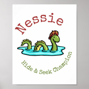 Póster Nessie, el Monstruo de Loch Ness