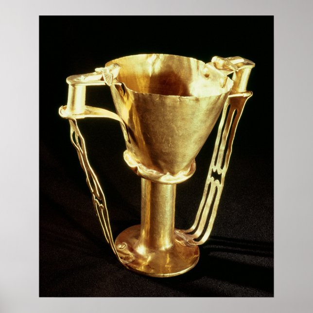 Póster Nestor's cup, Mycenae, c.1550-1500 BC (Frente)