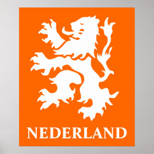 Póster Netherlands Lion Rampant