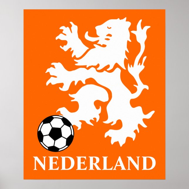 Póster Netherlands Soccer (Frente)