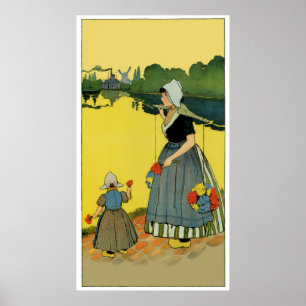Póster Netherlands Vintage Poster