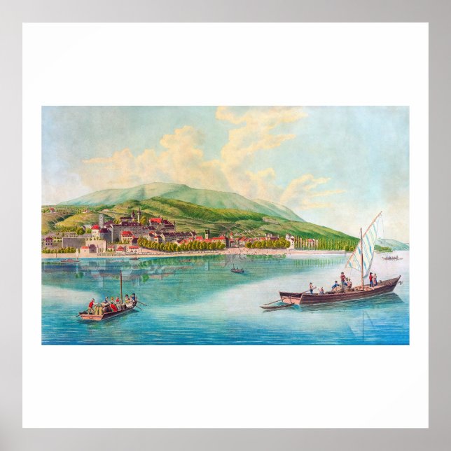 Póster Neuchâtel, Suiza (Frente)