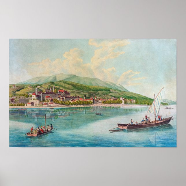 Póster Neuchâtel, Suiza (Frente)