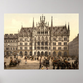 Póster Neues Rathaus en Munich