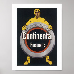 Póster Neumático continental
