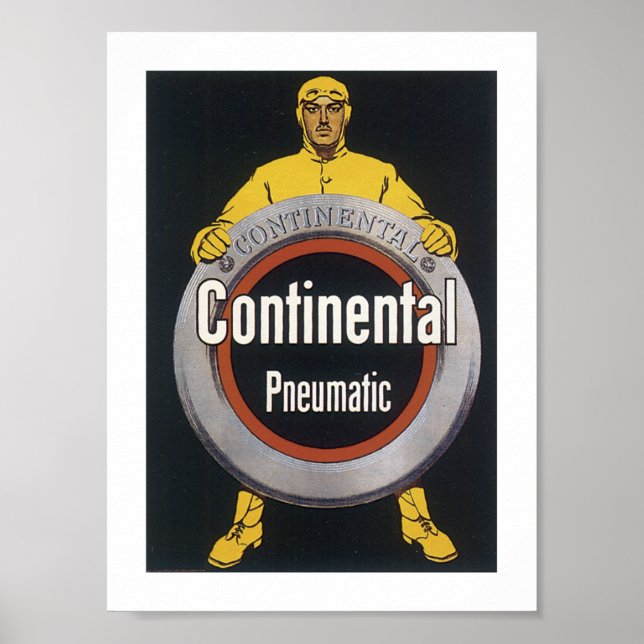 Póster Neumático continental (Frente)