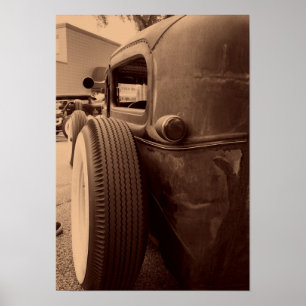 Póster Neumático trasero