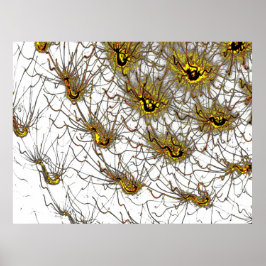 Póster Neural Energy Art Poster Hochwertiges 
