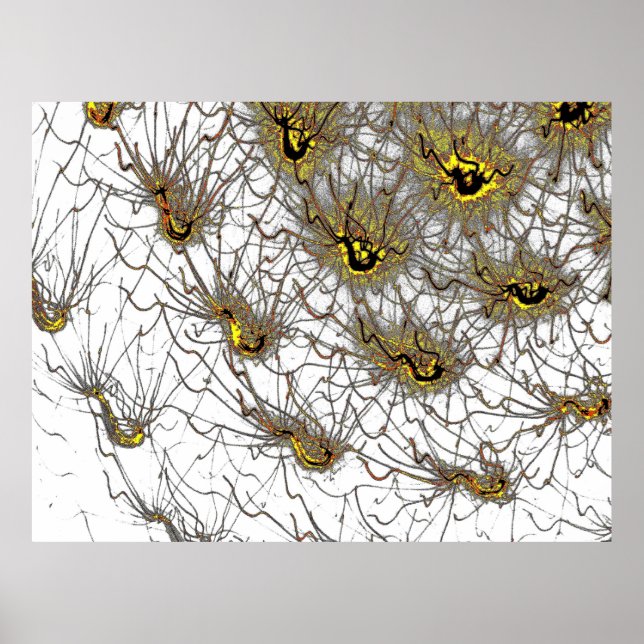 Póster Neural Energy Art Poster Hochwertiges  (Frente)