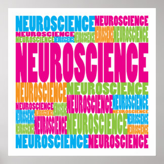 Póster Neurociencia colorida