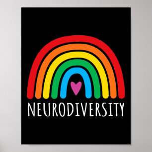 Póster Neurodiversidad: hombres del mes de concientizació