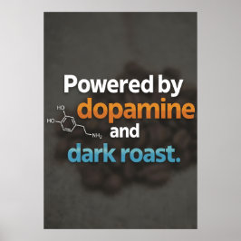 Póster  Neurodiversidad impulsada por Dopamina y Café Tos