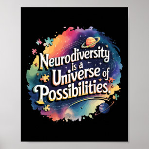 Póster Neurodiversidad Universo De Posibilidades De Auton