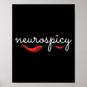 Póster Neurospicante Neurodiversidad Neurotípica Autismo 