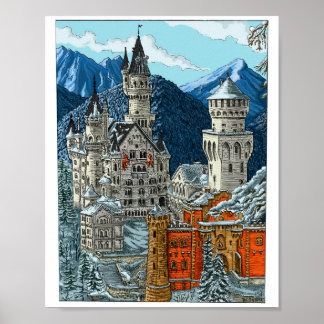 Póster Neuschwanstein