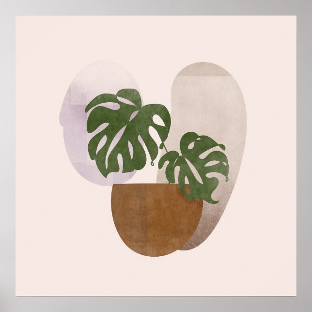 Póster Neutral 2 Boho simple dibuja estética de Moda boho (Frente)