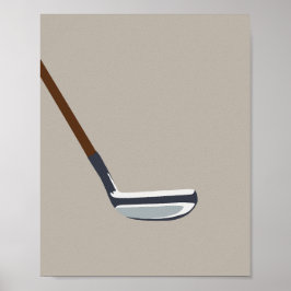 Póster Neutral de golf