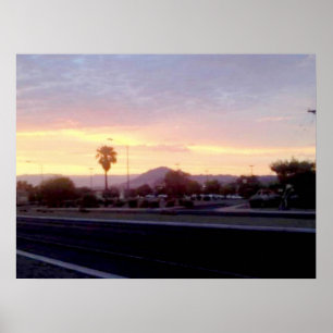 Póster Nevada Al Amanecer