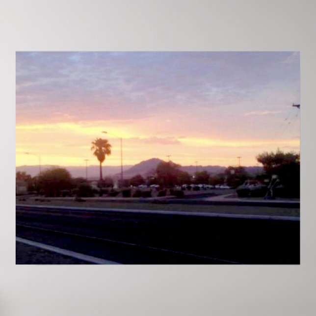 Póster Nevada Al Amanecer (Frente)