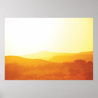 Póster Nevada - Atardecer sobre Nevada