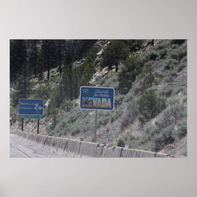 Póster Nevada-Cailforinia (Frente)