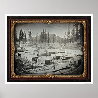 Póster Nevada City, 1852 por Joseph Blaney Starkweather f