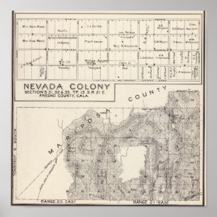 Póster Nevada Colony