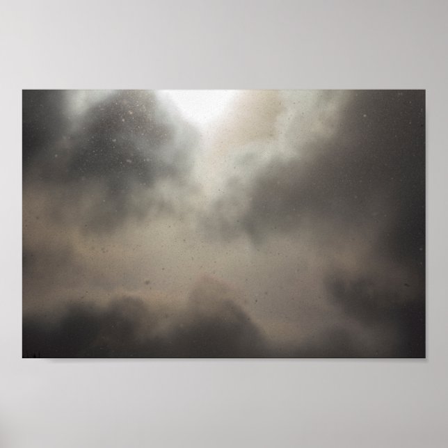 Póster Nevada durante un día parcialmente nublado (Frente)