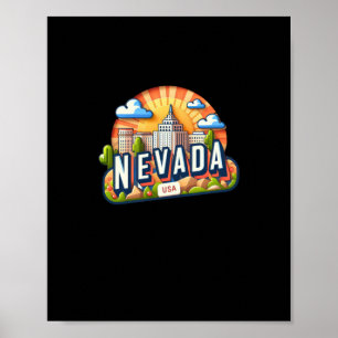 Póster Nevada Pegatina