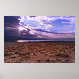 Póster Nevada Pyramid Lake Sunrise