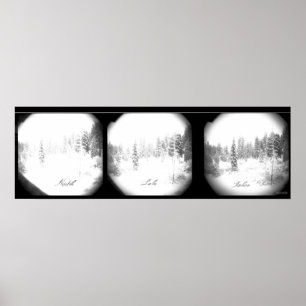 Póster Nevada serena de Sierra