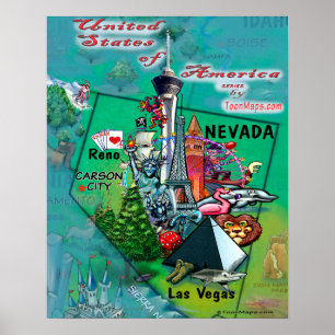 Póster Nevada USA