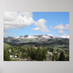 Póster Nevado Mt. Diablo