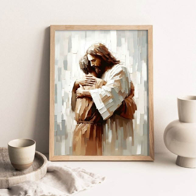 Póster Never-ending Support, Digital Christian Art, Jesus (Subido por el creador)