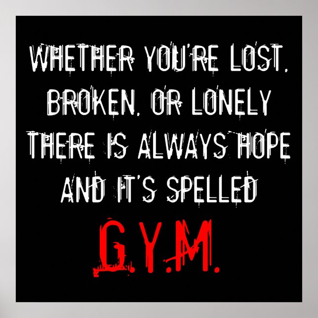 PÓSTER NEVER QUIT PRINT (Frente)