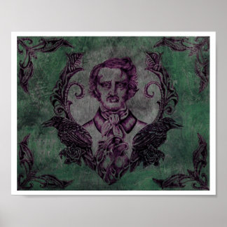 Póster Nevermore en verde