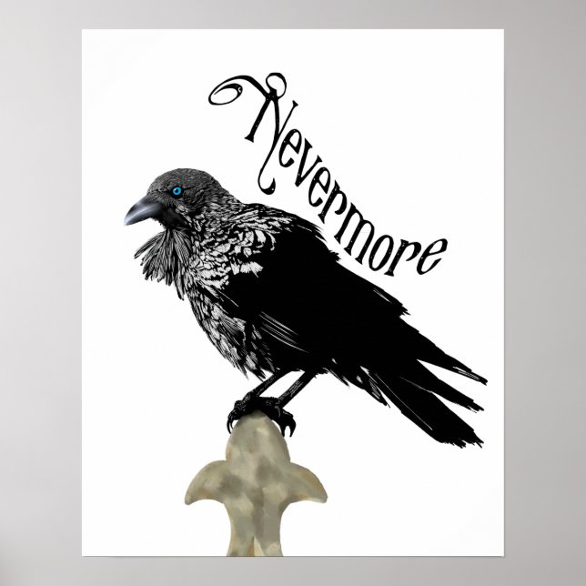 Póster Nevermore Raven (Frente)