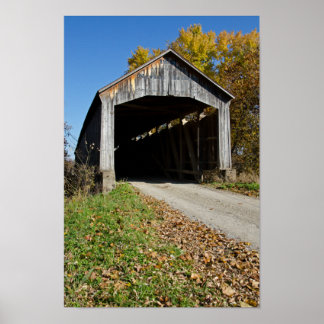 Póster Nevins Covered Bridge Parke County Indiana