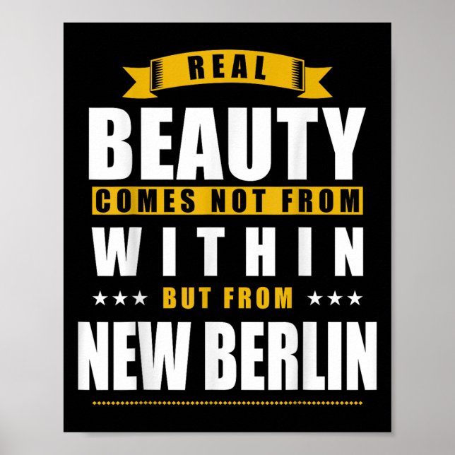 Póster New Berlin - Funny D City Gift  (Frente)