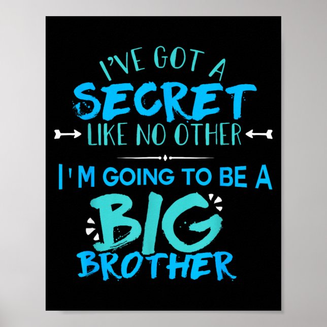 Póster New Big Brother 2018 Funny Kids Men Big Bro  (Frente)